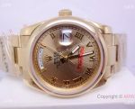 1:1 Copy Rolex Day-Date Oyster Gold Strap Mens Watch - High Quality